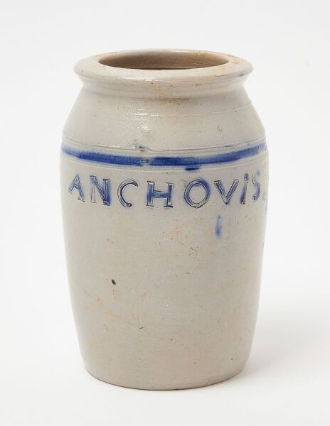 New England 'Anchovis' Stoneware Jar