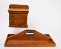 Two Country Items in Orange Paint