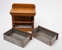 Two Country Items in Orange Paint - 7