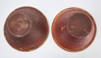 Two Large Redware Bowls - 4