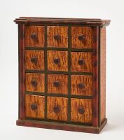 Painted Apothecary Cabinet