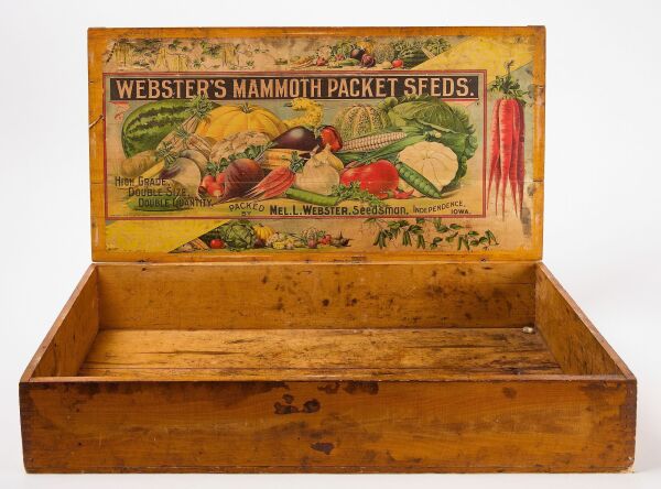 Webster's Mammoth Packet Seeds Box