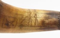 Two Carved Powder Horns - 5