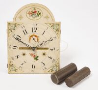 R. Whiting Grandfather Clock in Red Paint - 8