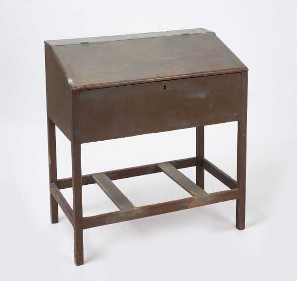 Painted Slant-Front Work Desk