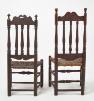 Two Connecticut Bannister Back Chairs - 5