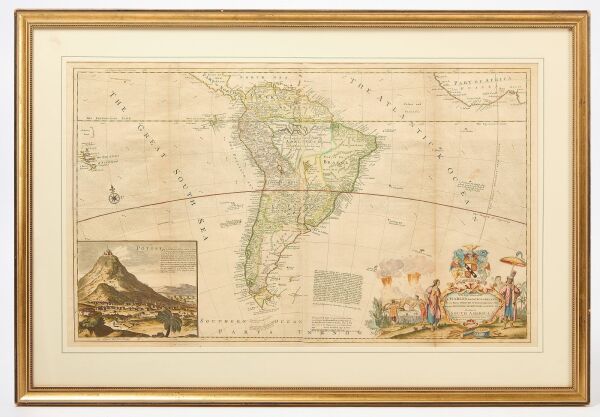 Herman Moll - Map of South America