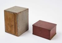 Three Painted Miniature Cabinets and Miniature Chest - 4