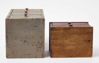 Three Painted Miniature Cabinets and Miniature Chest - 5