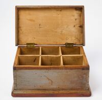 Three Painted Miniature Cabinets and Miniature Chest - 8
