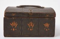 Paint-Decorated Dome Top Trunk with Lollipop Scoop - 5