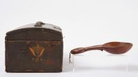 Paint-Decorated Dome Top Trunk with Lollipop Scoop - 6
