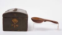 Paint-Decorated Dome Top Trunk with Lollipop Scoop - 7