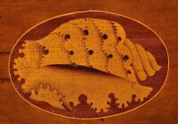 Scalloped Edge Tray with Seashell Inlay - 3