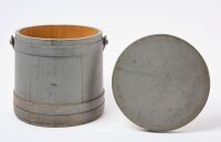Handled Firkin in Grey Paint - 3