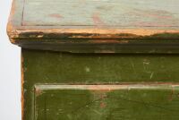 Early Blanket Chest in Green Paint - 4