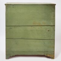 Early Blanket Chest in Green Paint - 5
