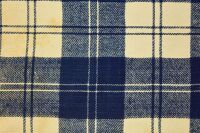 Blue and White Woven Blanket - 3