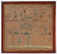 Needlework Sampler - Catherine Bach, 1795