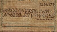 Needlework Sampler - Abigail Haskell, 1773 - 2