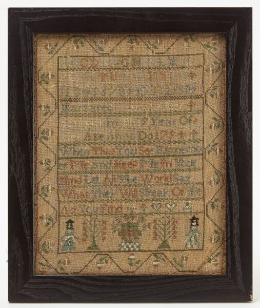 Needlework Sampler - Margaret Roberts, 1794