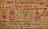 Two Needlework Samplers - Matilda Cookeny and Anne Norman - 5
