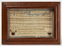 Marlborough MA Needlework Sampler - Sophia Temple, 1811