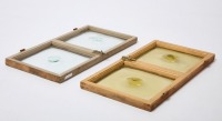Pair of Bulls Eye Glass Panes - 2