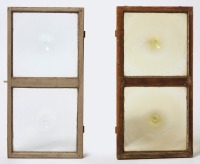 Pair of Bulls Eye Glass Panes - 3