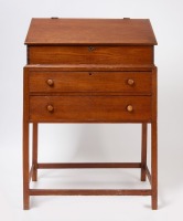 Slant Top Clerk Desk on Frame - 11