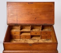 Slant Top Clerk Desk on Frame - 12