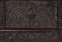 American Eagle Carved Two-Drawer Blanket Chest - 4
