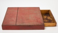 Painted Lap Desk with Single Drawer - 2