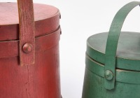 Two Painted Firkins - 2