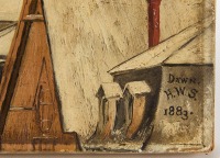 Winter Village Scape, 1883 - 3
