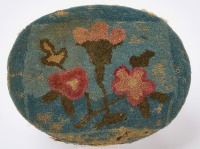 Yarn Sewn Upholstered Footstool - 2