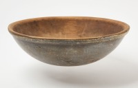 Turned Bowl in Grey Paint - 2