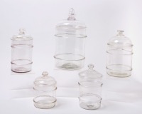 Five Apothecary Jars - 2