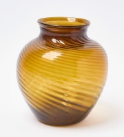 Amber Swirl Vase - 2