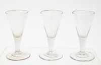 Nine Early Blown Glass Wine Glasses - 2