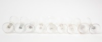 Nine Early Blown Glass Wine Glasses - 3