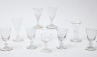 Group of Nineteen Early Wine Glasses - 2