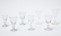 Group of Nineteen Early Wine Glasses - 3