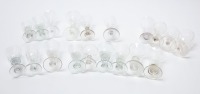 Group of Nineteen Early Wine Glasses - 5