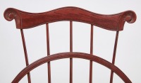 Pair of Painted D. R. Dimes Windsor Chairs - 2