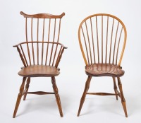 Group of Six Windsor Chairs inc Dimes - 2