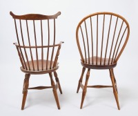 Group of Six Windsor Chairs inc Dimes - 4