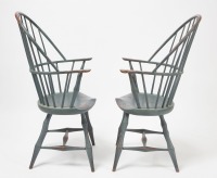 D. R. Dimes - Pair of Bow Back Windsor Armchairs - 3