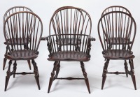 Set of Six Dimes Windsor Chairs