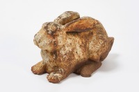 Painted Cast Iron Rabbit - 2